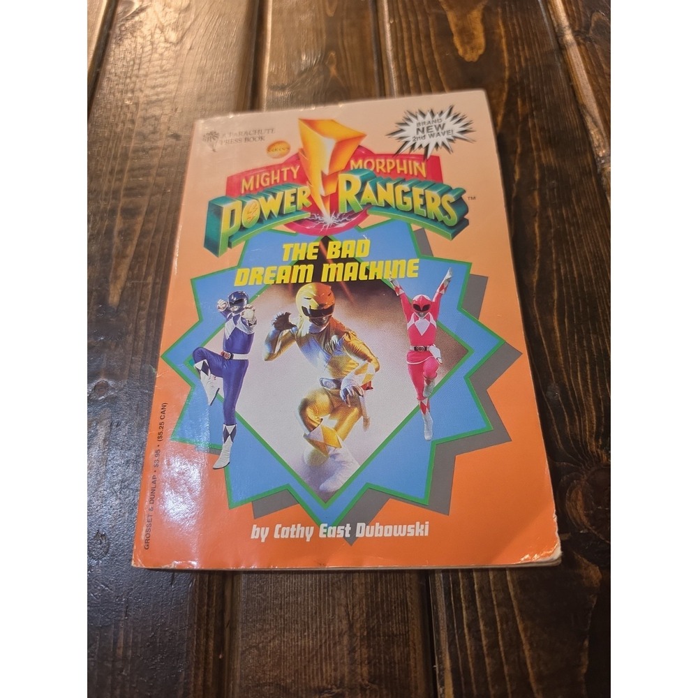 MIGHTY MORPHIN POWER RANGERS THE BAD DREAM MACHINE 1994 paperback
